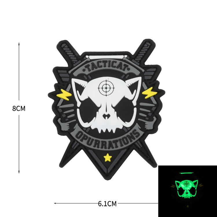 옷에 PVC 고양이 패치 사기 배지 군사 전술 패치 배 - Urban Backpack Tactical 리뷰 및 가격
