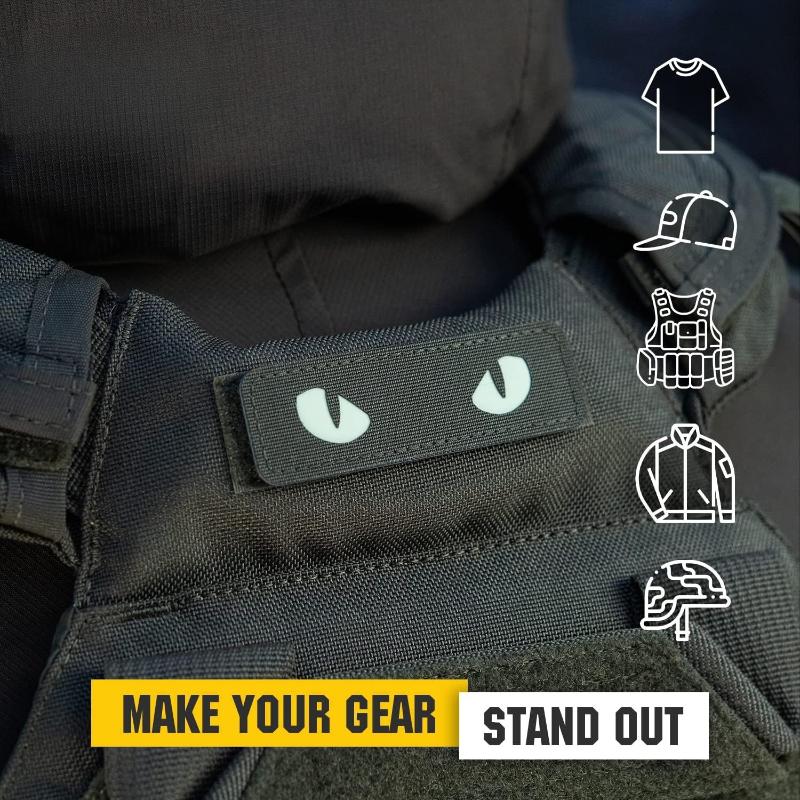 군사 사기 증진용 자수 패치, 고양이 눈 패치, 전술  - Urban Backpack Tactical 리뷰 및 가격
