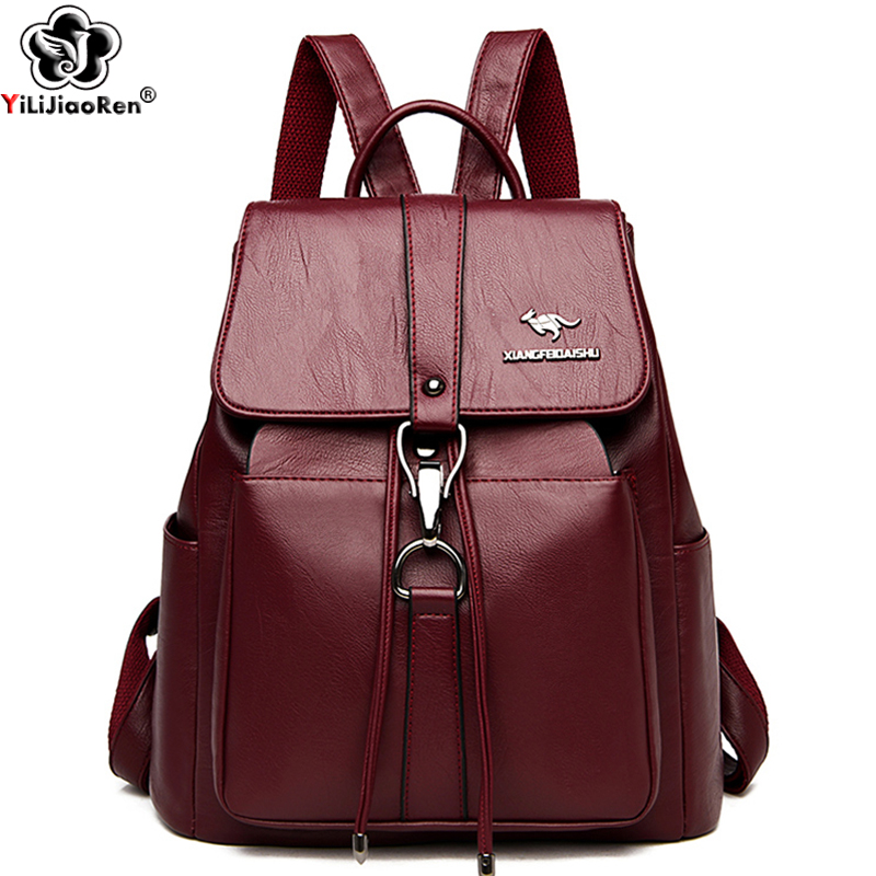 여성용 도난 방지 숄더백, 유명 브랜드 가죽 백팩, 대 - Fashion Backpack Women 리뷰 및 가격