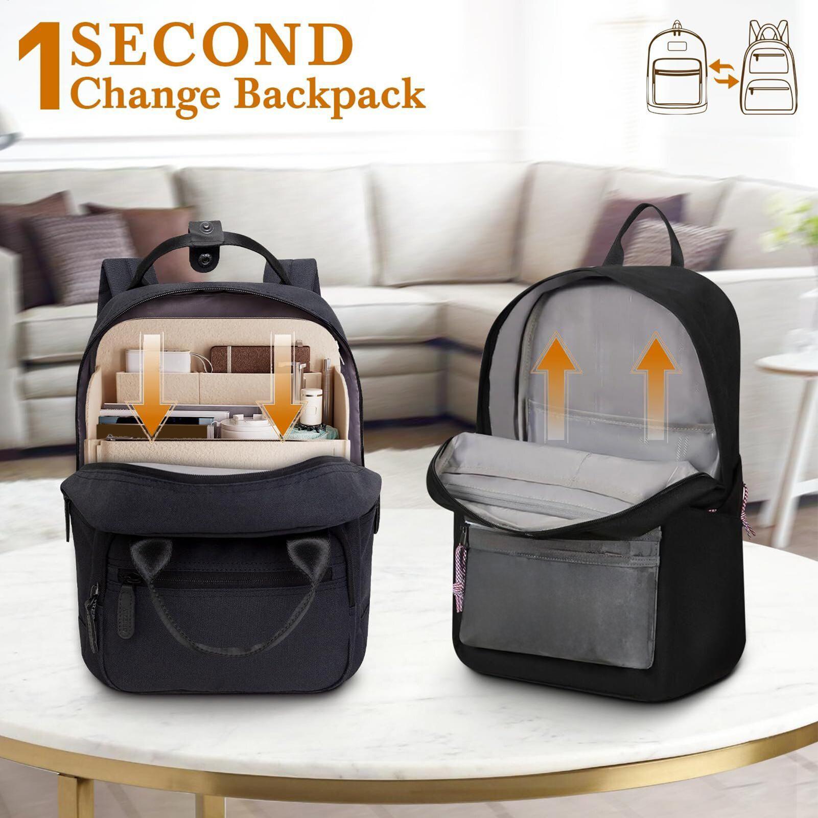 배낭 정리함 펠트 수납 가방 작은 배낭용 삽입형 포켓  - Backpack Insert Organizer 리뷰 및 가격