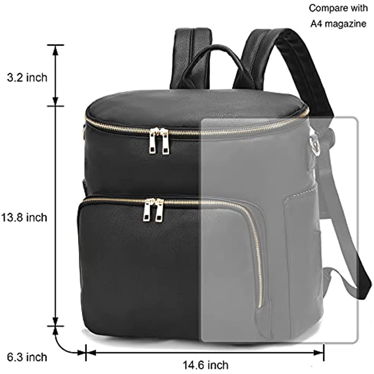 기저귀 가방 배낭 가죽 배낭 여성용 여행 배낭 아기 가 - Backpack Diaper Bag 리뷰 및 가격