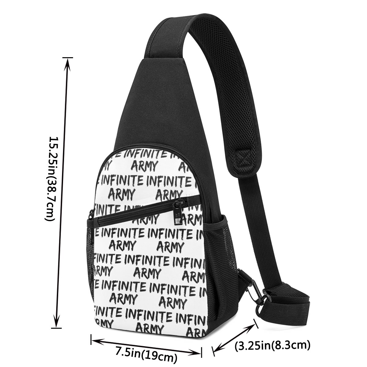 Caylus Merch Infinite Army 가슴  - Sling Backpack Shoulder 리뷰 및 가격