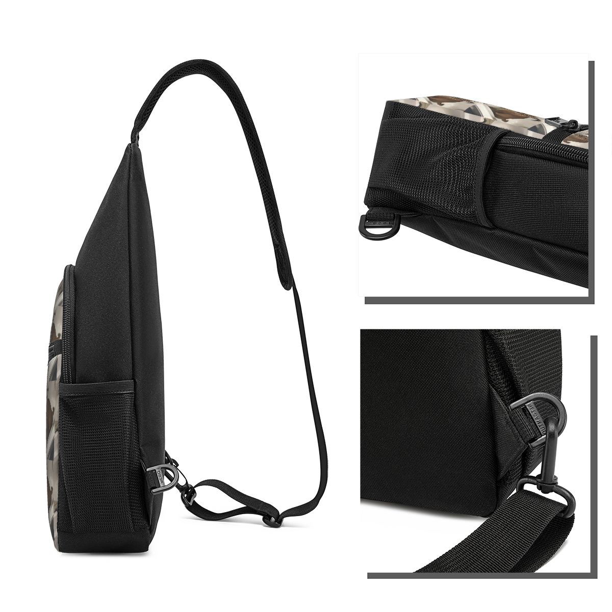 빅 플로파 애니멀 캣 체스트 백 남성 슬링 크로스바디  - Sling Backpack Shoulder 리뷰 및 가격